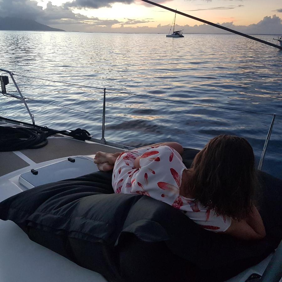 Séjour insolite voilier Mori Ora Moorea Exterior foto
